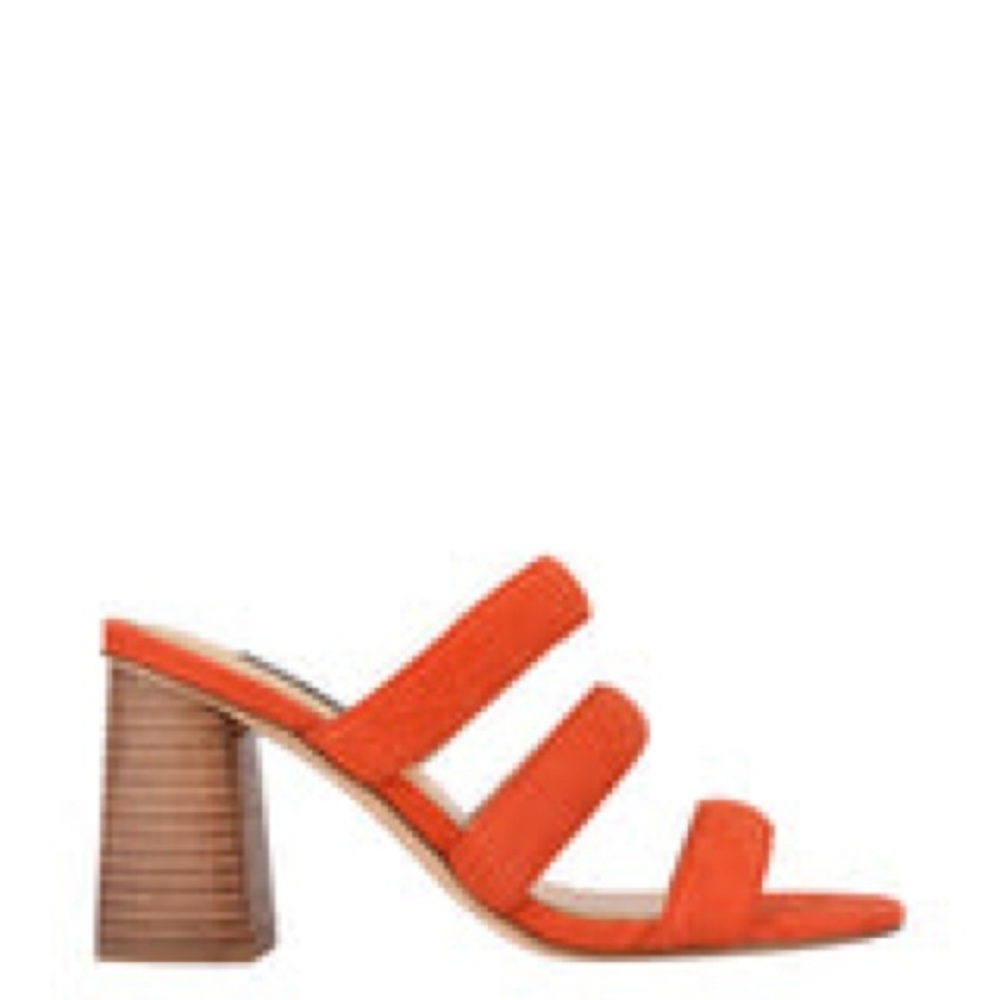 Nine West Yeat block heel slide sandal